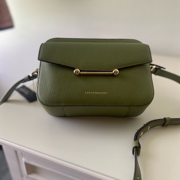 Strathberry Olive Green Crossbody Bag - Picture 6 of 6
